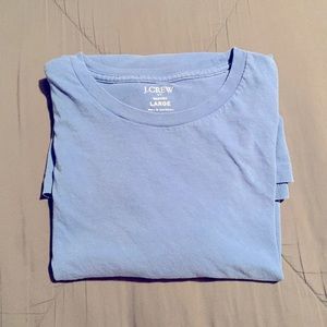 J.Crew Washed Light Blue Tee
